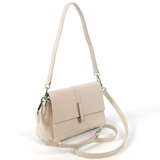 Женская кожаная сумка трапеция через плечо 0078-14 - Cidirro фото 2