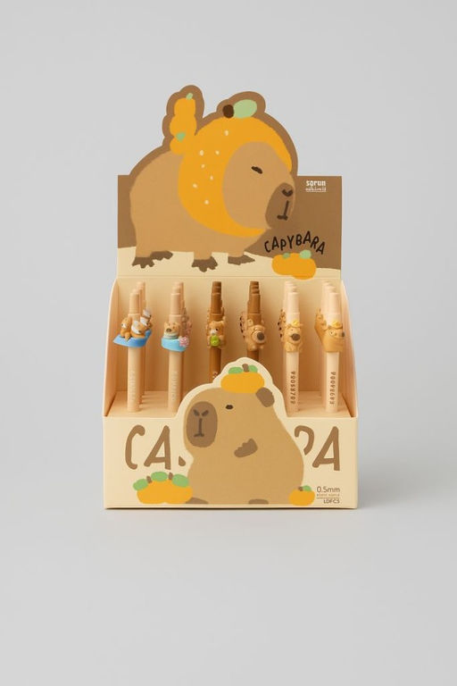 Ручка "Capybara relax", шоу-бокс 36 шт.