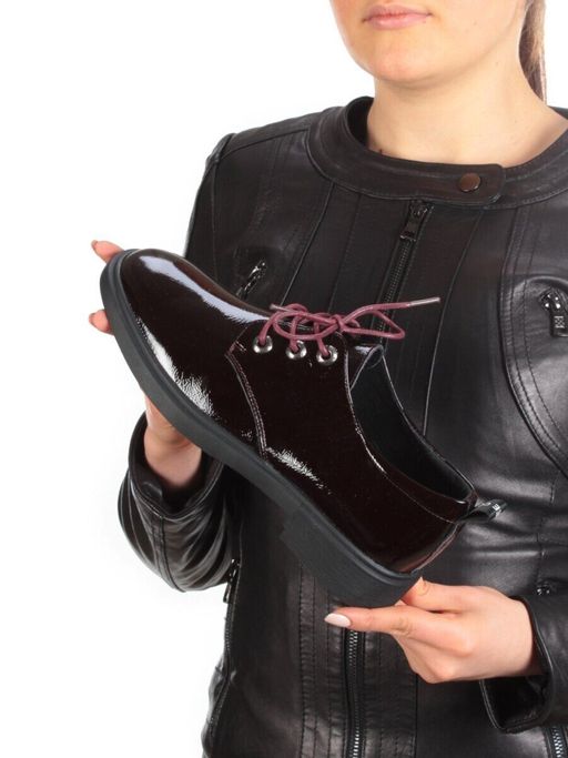 DCO36-2 WINE Полуботинки женские (натуральная кожа) - No name фото 2