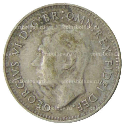 3 пенса 1950 года Австралия