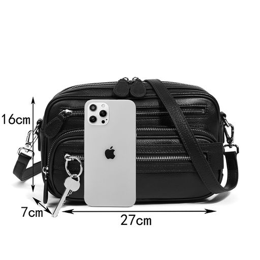 Женская сумка, кожа, MIRONPAN 520603 Черный