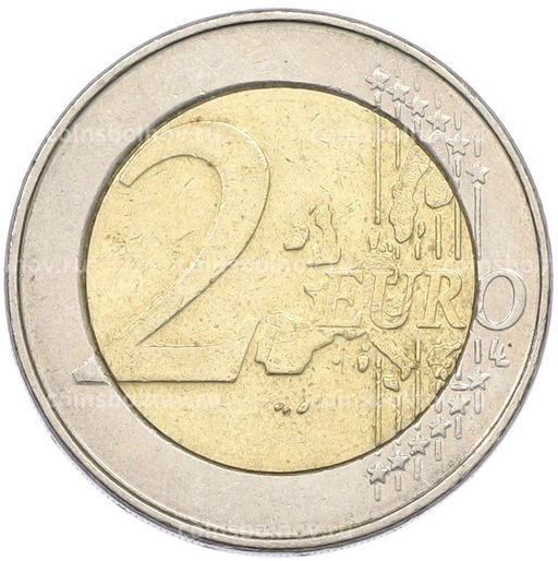 Монета 2 евро 2000 года Бельгия