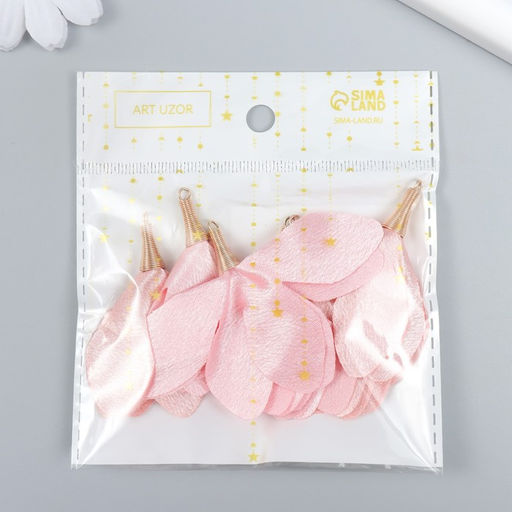 Декор для творчества текстиль Бутон, бутонов вишни, набор 6 шт., 6 см