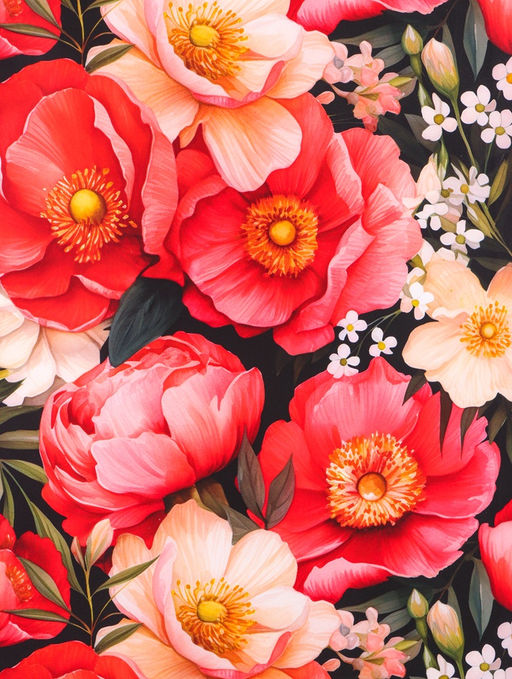 Цена за 2 шт. Пакет подарочный ламинированный Цветочная эстетика 33?42.5?10 см