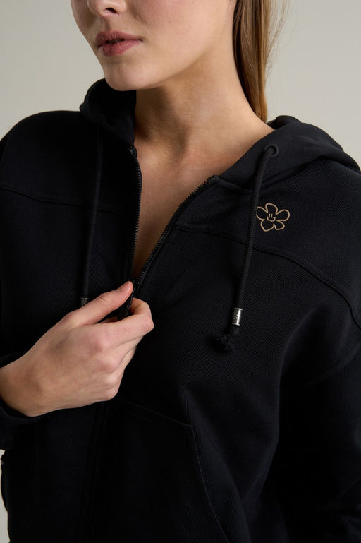 Толстовка на молнии Черный ANTA SKATE Knit Track Top  фото 9