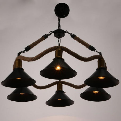 Люстра 85209/6 E27 40 Вт черный 76×76×58-112 см BayerLux