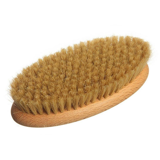 Kristaller Щётка для сухого массажа на ручке, щетина кабан, 215 пучков  фото 15