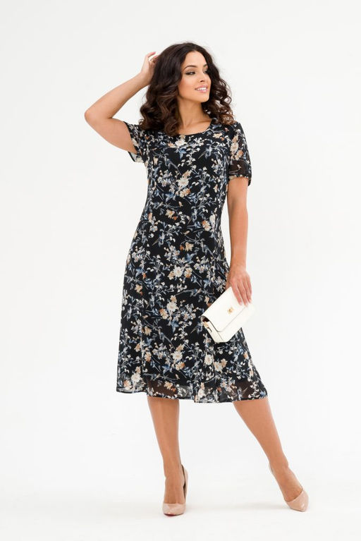 Платье с жакетом Марселла (50-56) - Serenada фото 10