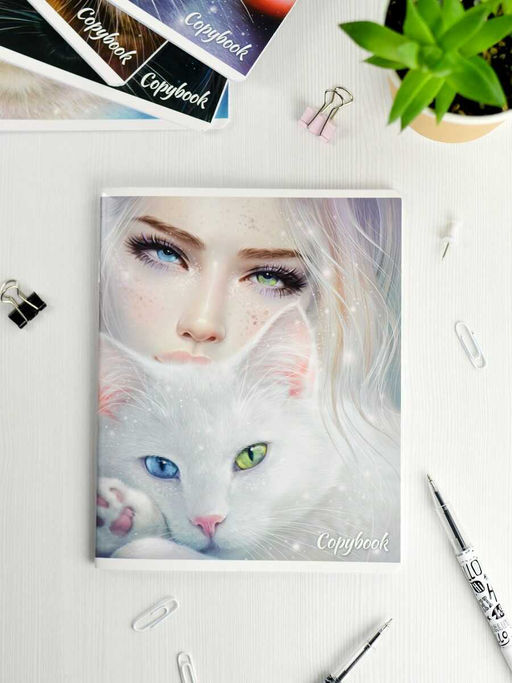 Цена за 10 шт. Тетрадь, 48 л, клетка, арт. 64269/ 10 ЗЕРКАЛО ДУШИ