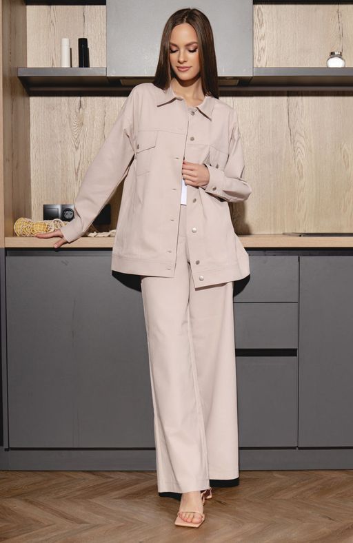 Куртка AURA 2082-164 беж  фото 6