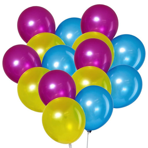 Шар латексный 12, металл, набор 100 шт., цвета МИКС - Leti фото 2
