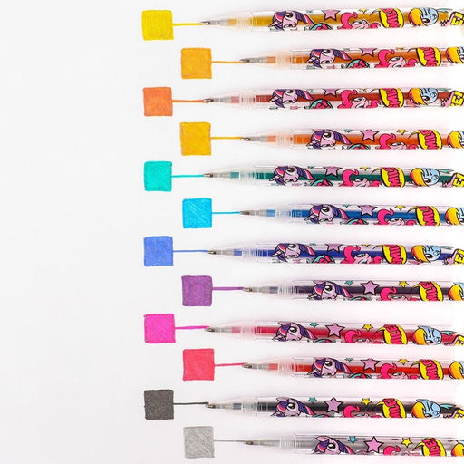 Набор гелевых ручек с блёстками, 12 цветов, My Little Pony - Hasbro фото 2