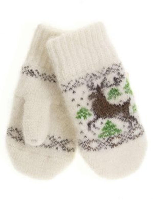 Варежки детские круговые Олень 0306-2 - Рассказовские варежки фото 2