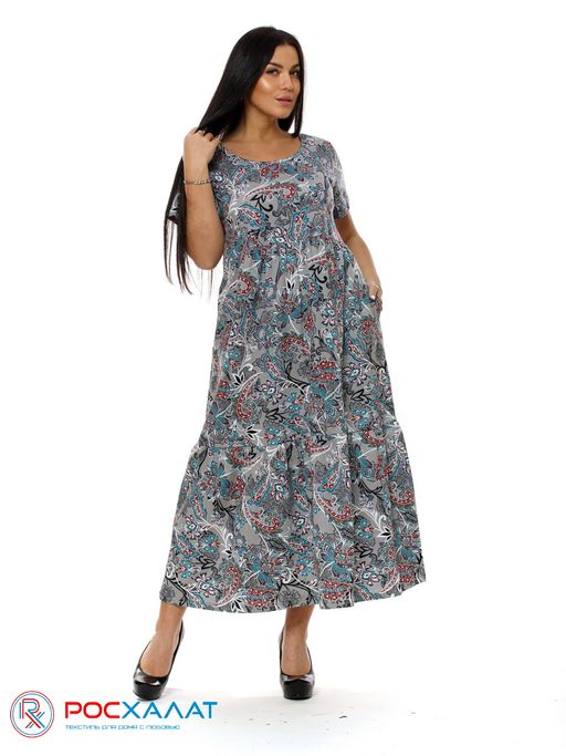 Трикотажное платье  КП-02 (4) - Росхалат фото 2