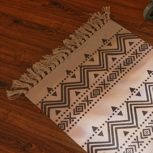 Коврик SL Home Cotton, 60150 см, чёрный, молочный, хлопок 50% - Sima-land home фото 3