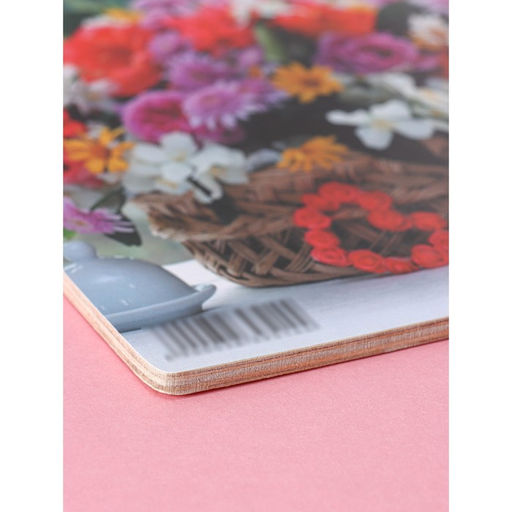 Доска разделочная деревянная Букет, 2516,50,4 см - Доляна фото 3