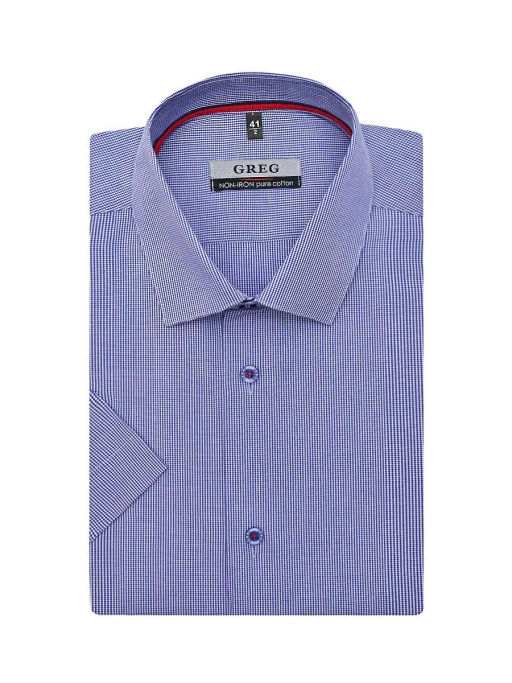 Сорочка мужская короткий рукав GREG 214/201/3735/1p фото 4
