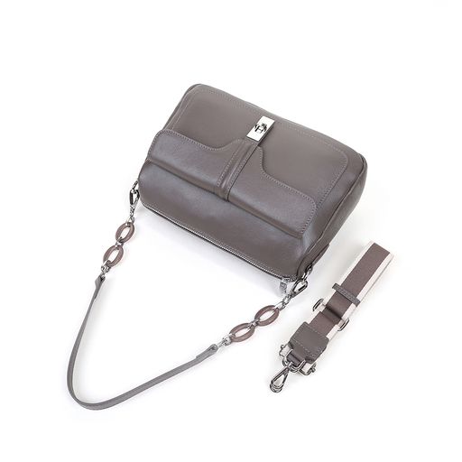 Женская сумка, кожа, MIRONPAN 36042 Темно-серый фото 7