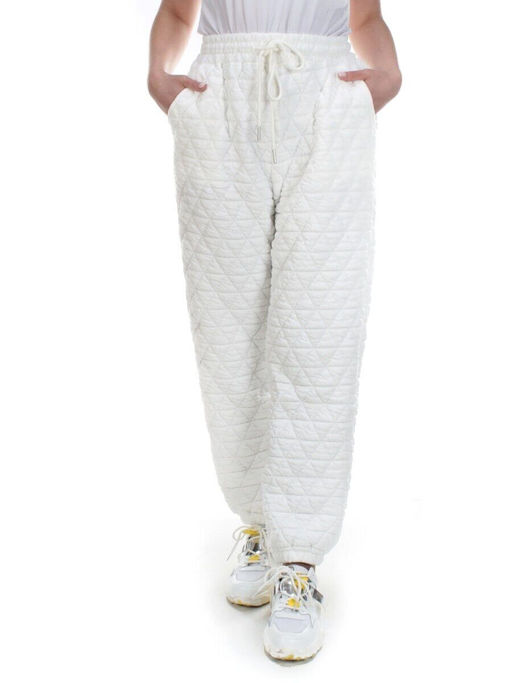 2780 WHITE Брюки спортивные зимние женские - Фабричный китай фото 2