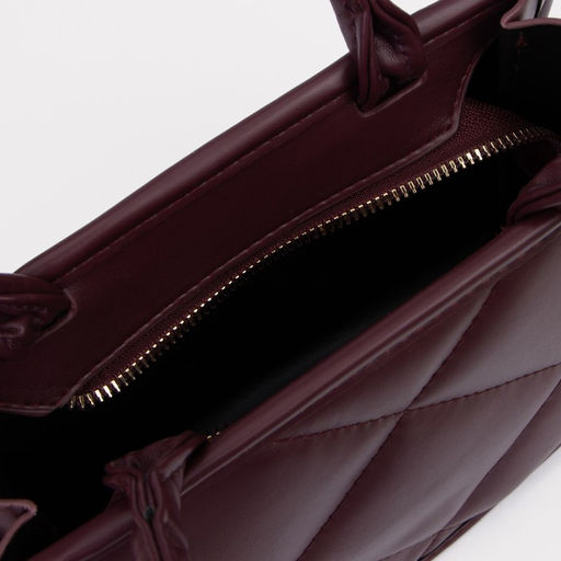 Сумка-тоут на молнии, цвет бордовый - Simaland фото 3