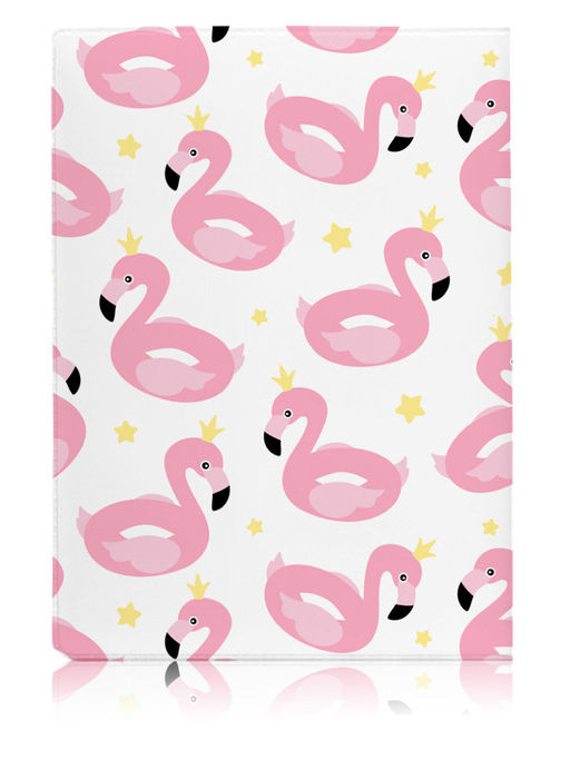 ОБЛОЖКА ДЛЯ ПАСПОРТА Flamingo Queen, плотность 600 мкм