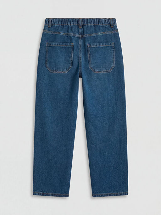 Baggy Fit Erkek ?ocuk Jean Pantolon