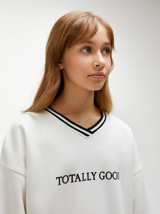 ACOOLA / Джемпер детский для девочек Veles молочный  фото 3