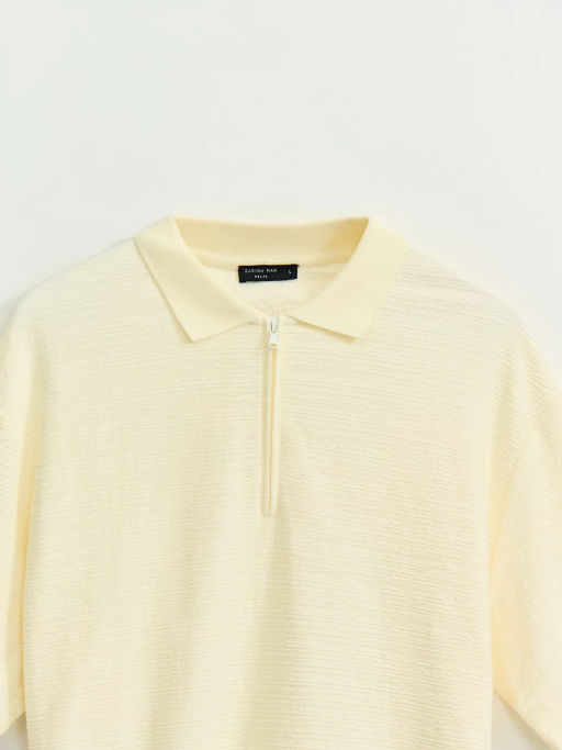 Футболка поло на молнии / Zarina  фото 9