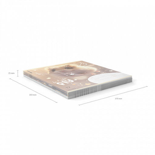 Цена за 10 шт. Тетрадь школьная ученическая ErichKrause Fluffy, 12 листов, линейка (в плёнке по 10 шт.)_MIX-PACK  фото 11