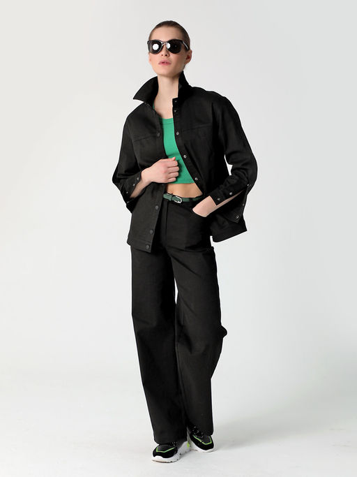 25242 Брюки черный