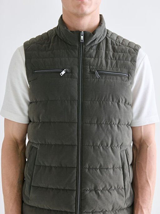 Standart Kal?p Dik Yaka Erkek ?i?me Yelek