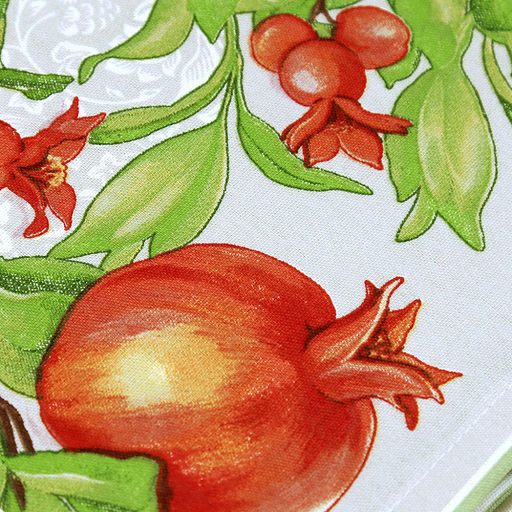 "Гранат" Скатерть 200х145см, длина стола до 160см, на 6-8 персон, хлопок "Премиум" 186г/м2, "Домашняя мода" (Россия)