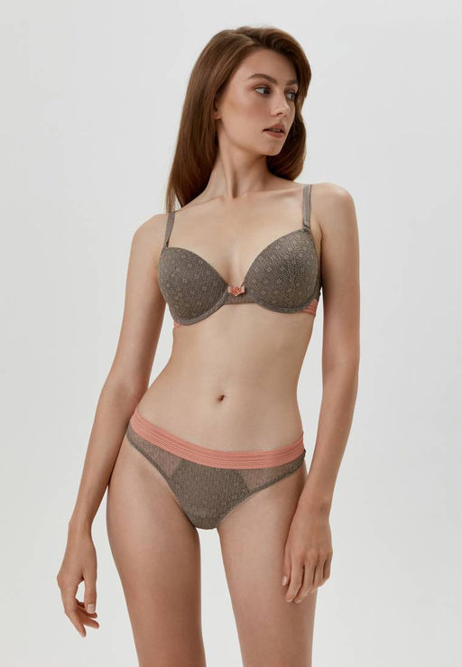 CONTE Трусы танга ARABESQUE TP6032 тимьян - Conte elegant фото 2