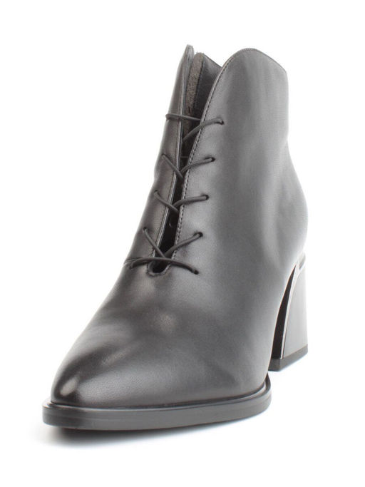 04-Z4229R BLACK Ботильоны демисезонные женские (натуральная кожа, натуральная байка)