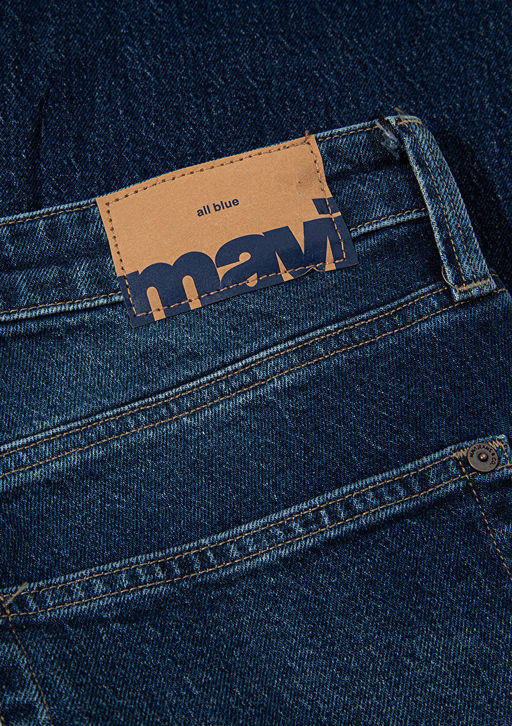 London Regenerative Koyu Mavi Denim Jean Pantolon  фото 14