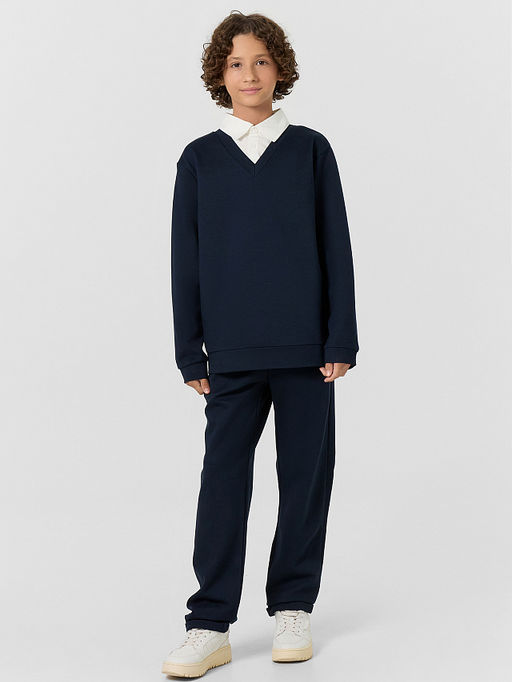 Джемпер для мальчиков синий - Mark formelle фото 3