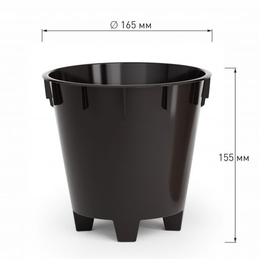 Цена за 2 шт. Горшок цв. "Лея" 2,2л двойной (с автополивом) (св.зеленый) М8267