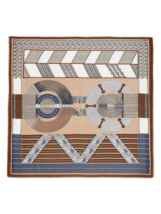 Платок жен. виск+шерсть 130х130 LSZ33-251-16 - Labbra фото 3