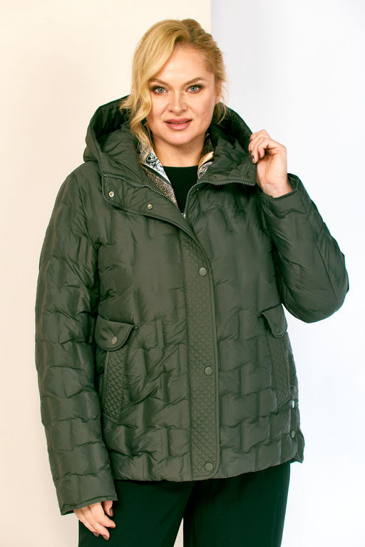 Куртка SHETTI 2210 темно-зеленый фото 5