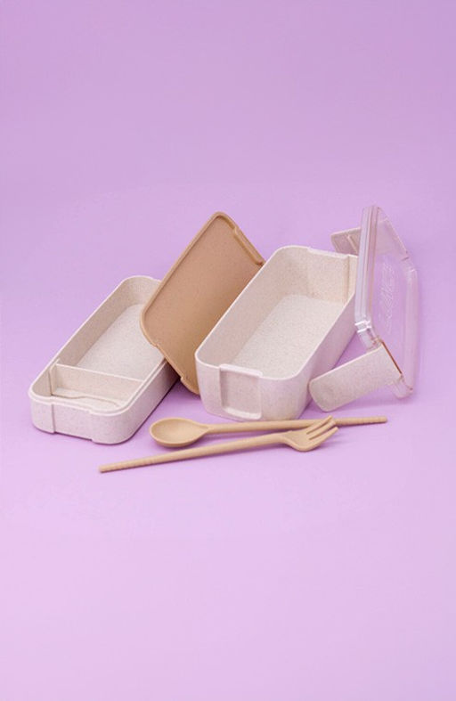 Ланчбокс "Convenient", white, 2 яруса (750 мл)