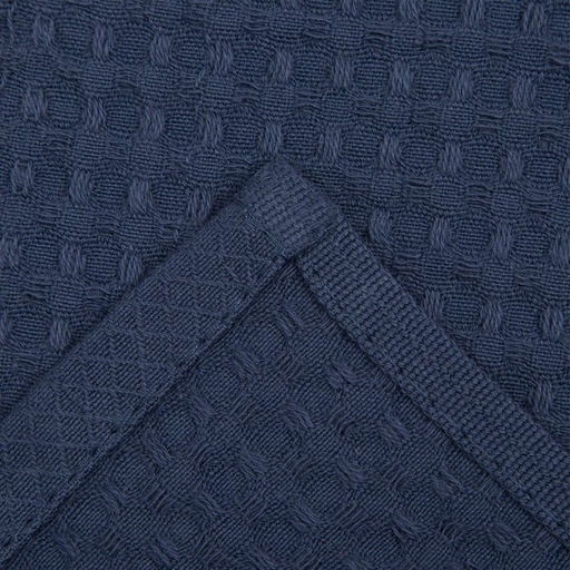 Цена за 2 шт. Полотенце Доляна цв. индиго 35х60 см, 100% хл., крупная вафля 220 г/м2  фото 4