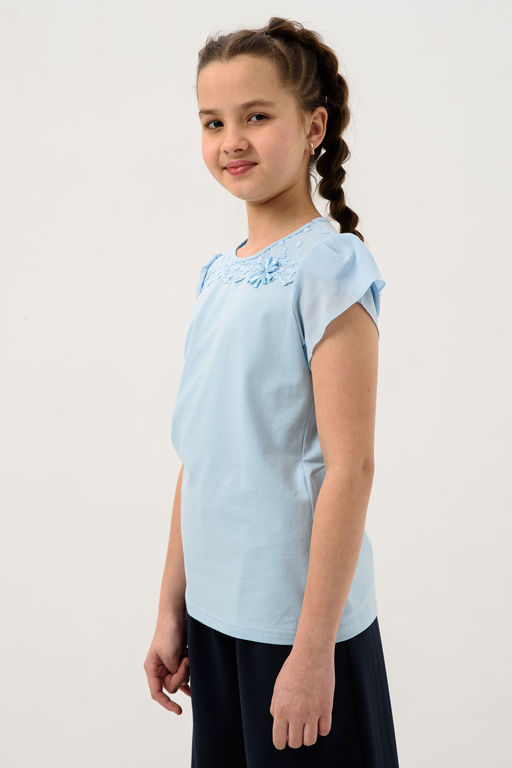 Мимоза блузка детская кор. рукав