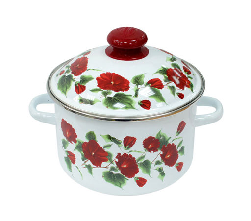 ЭМ_Кастрюля 4,0 л цил. ДЕКОЛЬ ОБОД н/о, арт. 3MD201М, 3MD201P