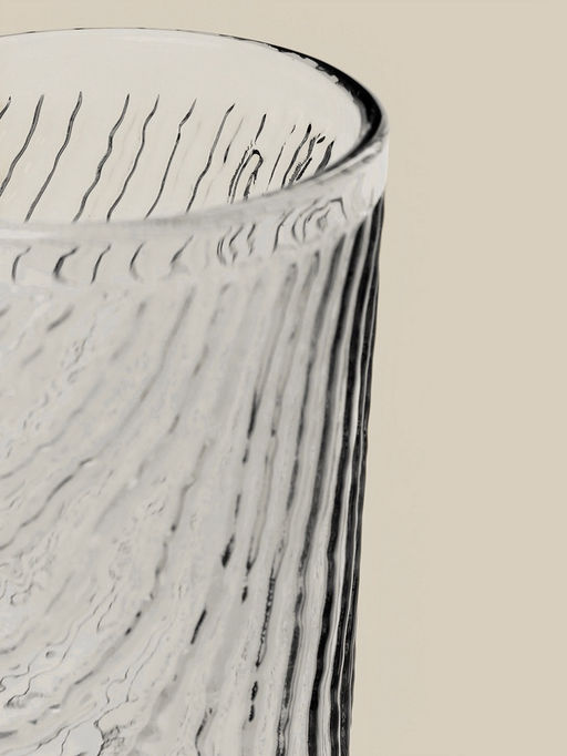 Бокал для шампанского SL-Home «Барк», 160 мл, стекло, серый