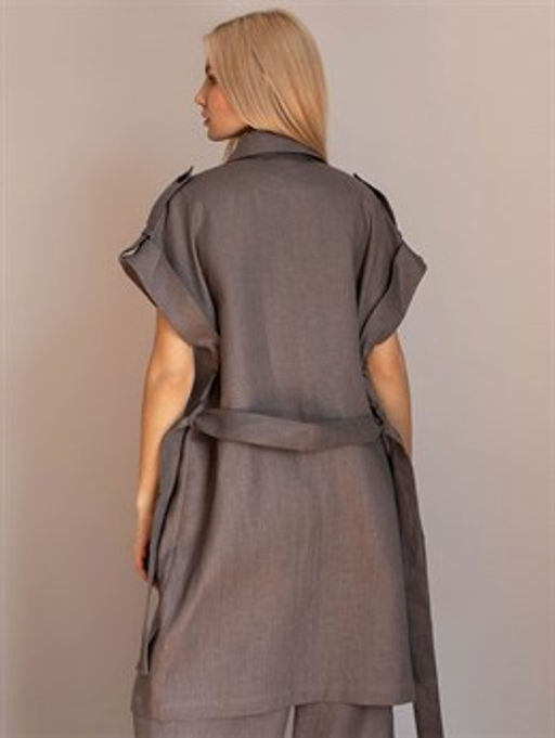 жилет лен - Волтри фото 3