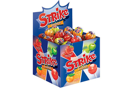 Strike, карамель на палочке ассорти, 11,3 г