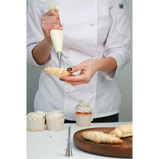 Насадка кондитерская для начинки KONFINETTA Эклер, d=1.7 см, выход d=0.7 см, нержавеющая сталь  фото 4