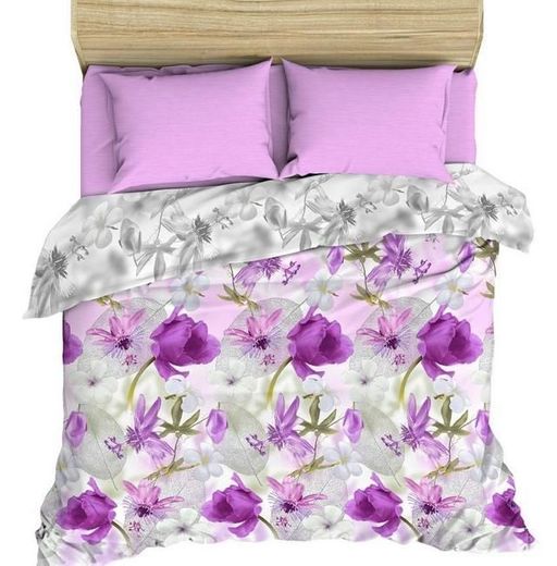 КПБ Лиловая дымка бязь хлопок 100% Семейный - Лен поволжья фото 4