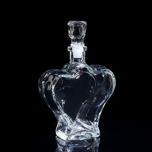 Ваза-бутылка декоративная «Фрида», для песочной церемонии, 13.3×7×16.5 см, 500 мл