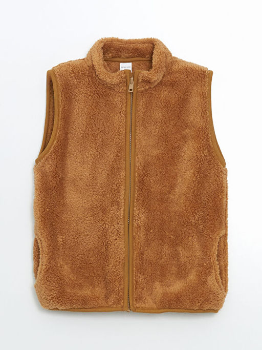 Dik Yaka Pel?? Erkek ?ocuk Yelek